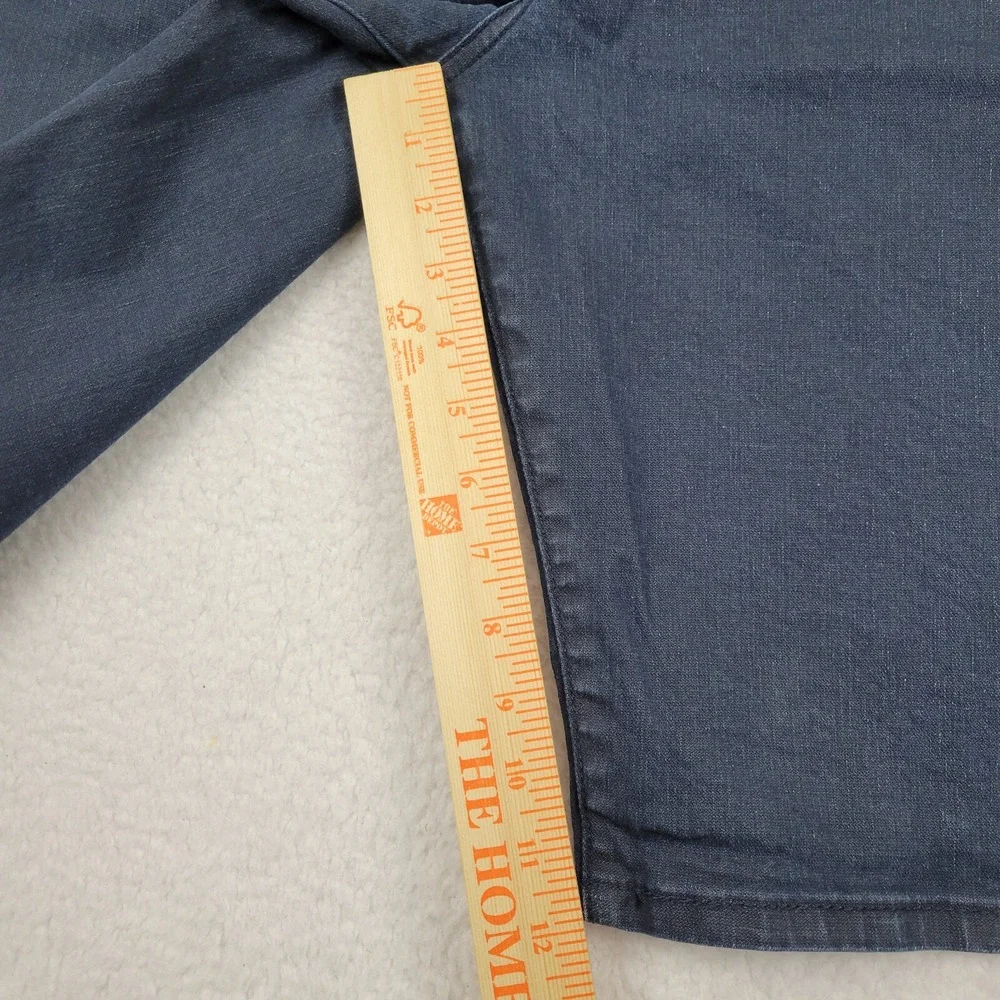 Levis 569 Loose Straight‎ Denim Shorts Mens 40 Dark Blue 12 Inch Inseam Cotton
